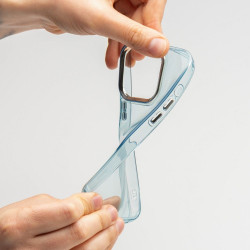 Viedtālruņa aizmugurējais vāciņš Apple iPhone 16 Pro Pearl Light Blue, Transparent