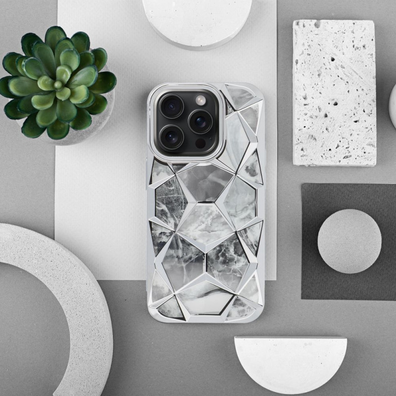 Viedtālruņa aizmugurējais vāciņš Apple iPhone 14 iPhone 14 Sudraba