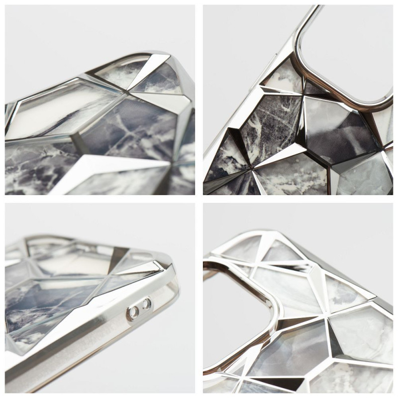 Viedtālruņa aizmugurējais vāciņš Apple iPhone 14 iPhone 14 Sudraba