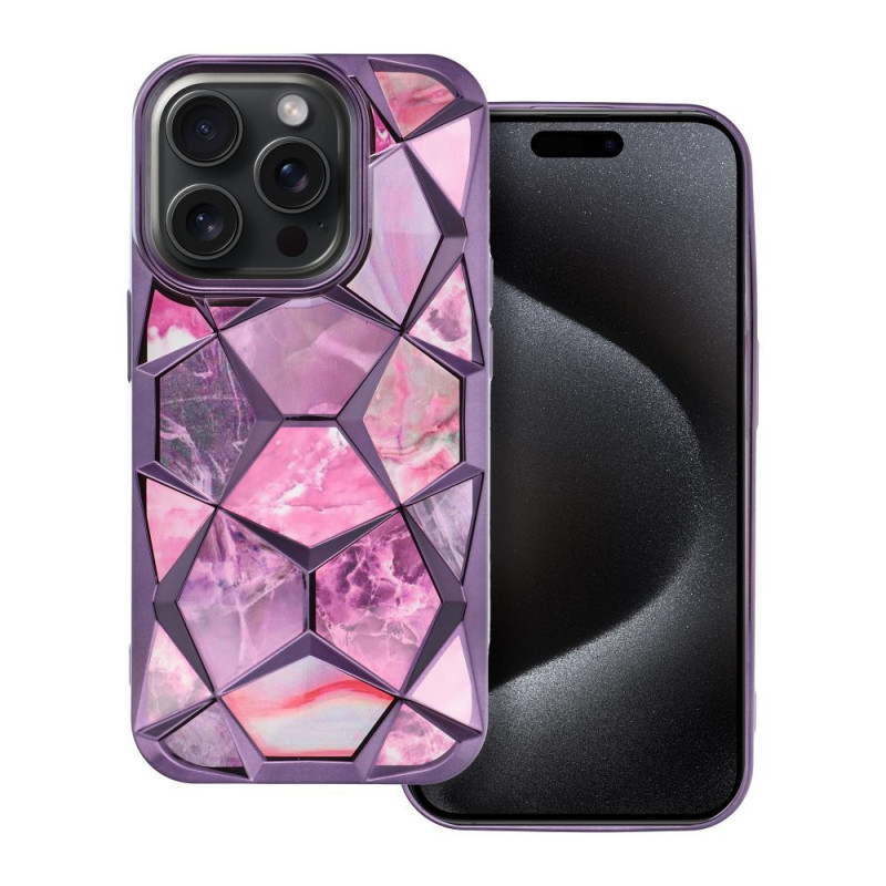 Viedtālruņa aizmugurējais vāciņš Apple iPhone 15 Pro Max iPhone 15 Pro Max Violeta