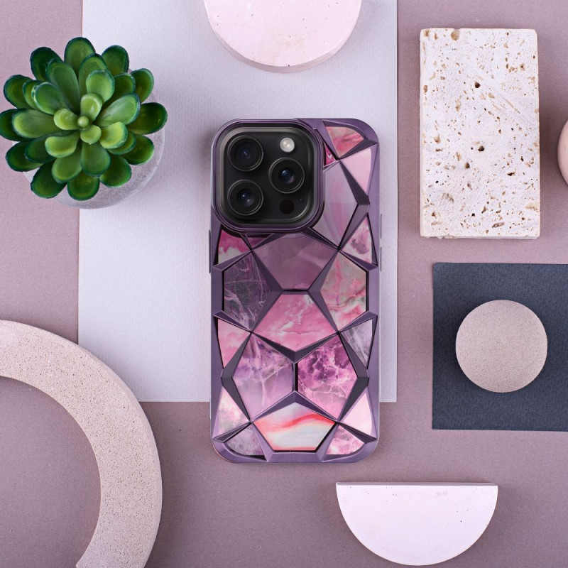 Viedtālruņa aizmugurējais vāciņš Apple iPhone 15 Pro Max iPhone 15 Pro Max Violeta