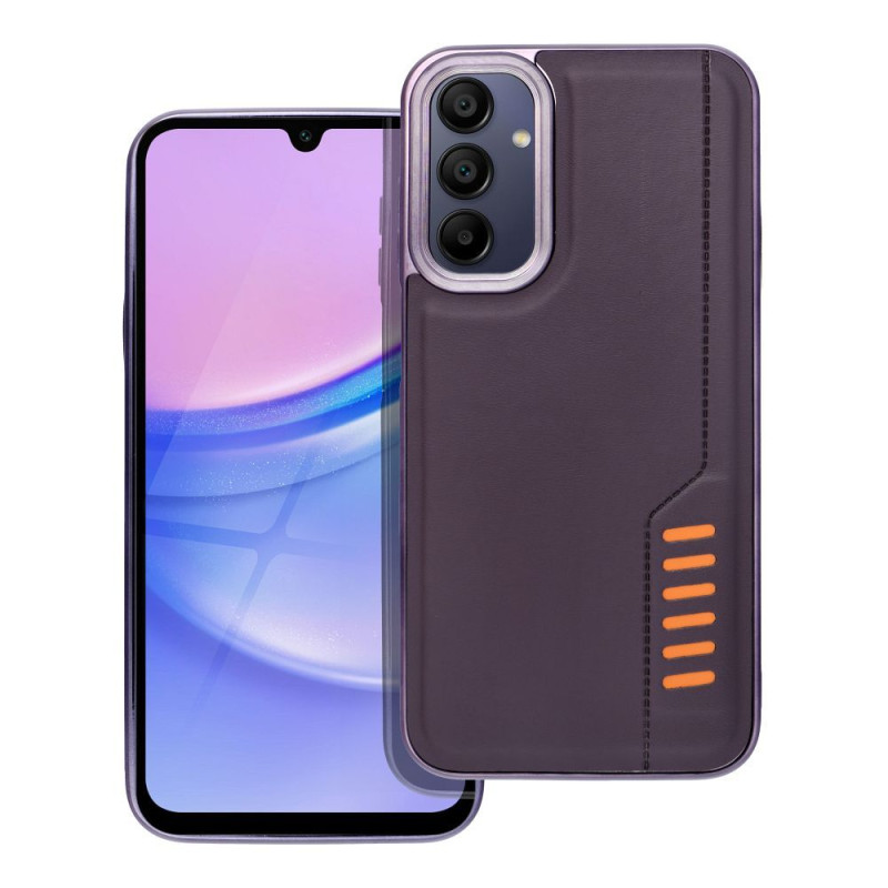 Viedtālruņa aizmugurējais vāciņš Samsung Galaxy A15 5G Milano case Deep Purple