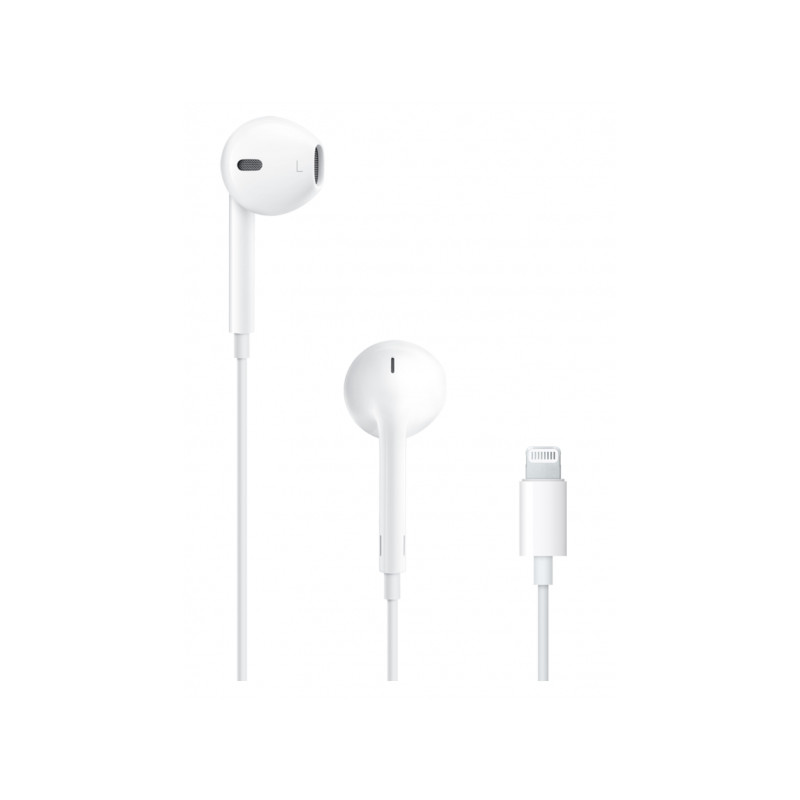 Austiņas ar vadu Earpods with lightning connector White