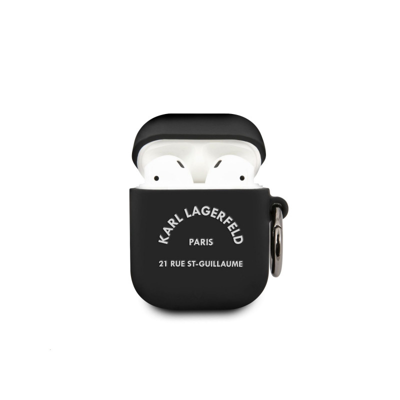 Bezvadu austiņu apvalks Apple Rue St Guillaume Black