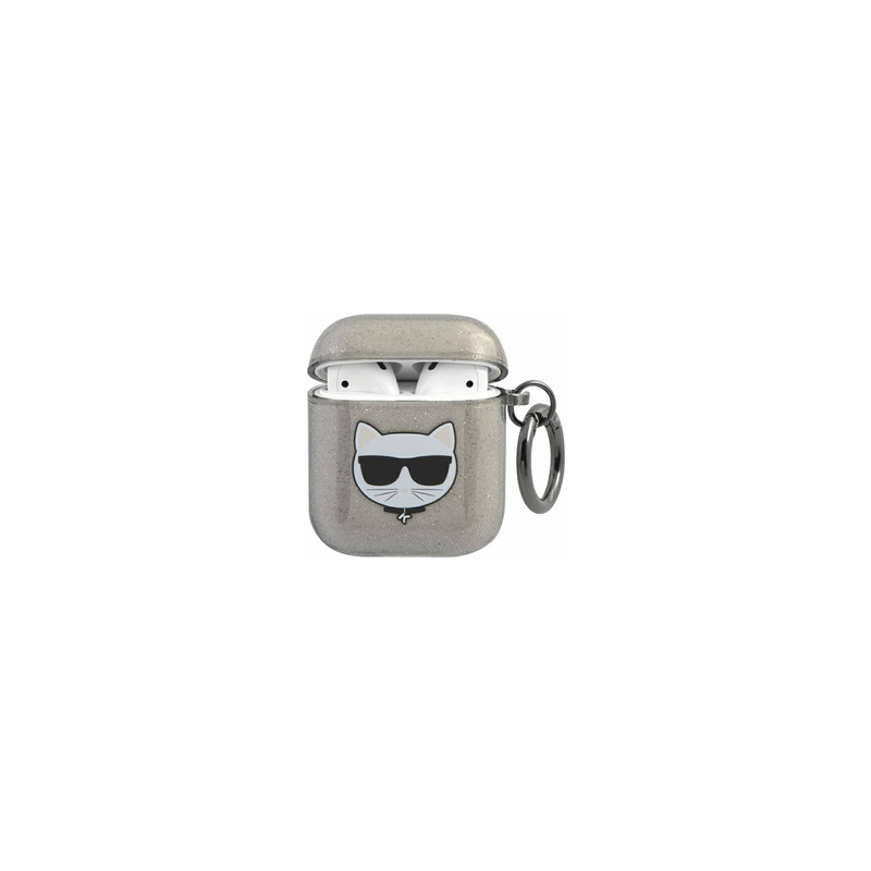 Bezvadu austiņu apvalks Apple Choupette Collection Grey