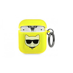 Bezvadu austiņu apvalks Apple Choupette KLA2UCHFY Yellow
