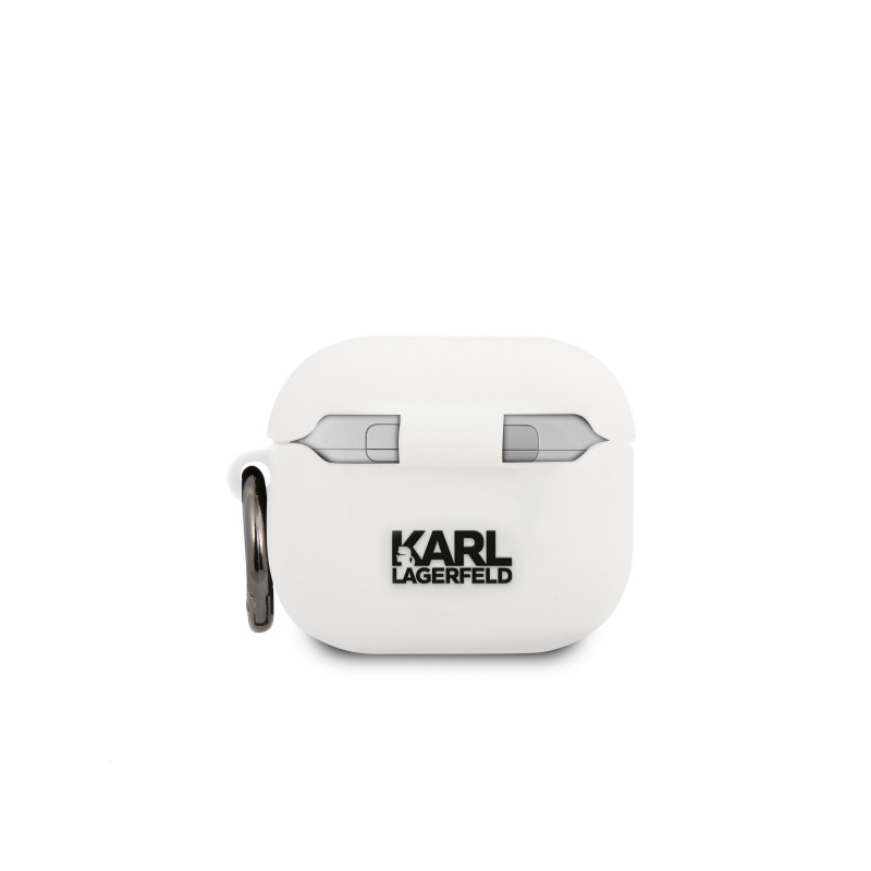 Bezvadu austiņu apvalks Apple Karl Head KLACA3SILKHWH White, With Design