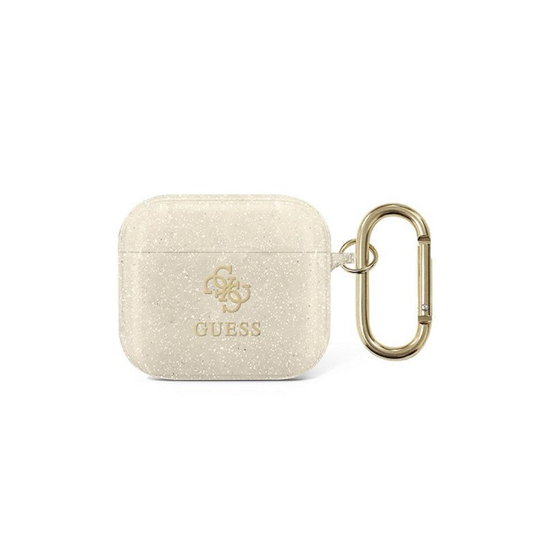Bezvadu austiņu apvalks Apple Glitter Collection GUA3UCG4GD Gold, With Design