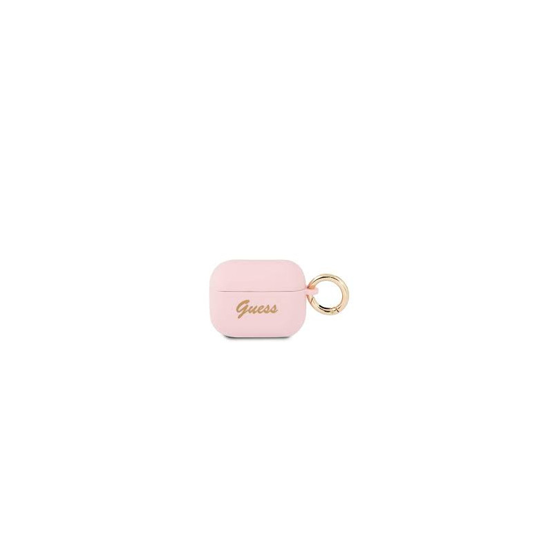 Bezvadu austiņu apvalks Apple Silicone case Pink