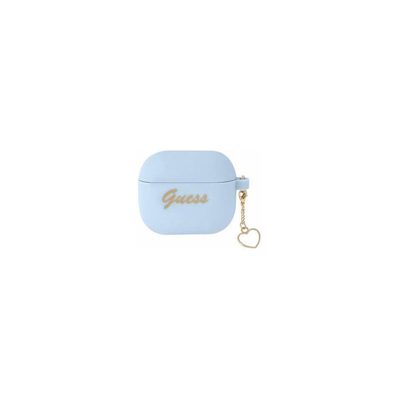 Bezvadu austiņu apvalks Apple Charms Heart Collection Blue