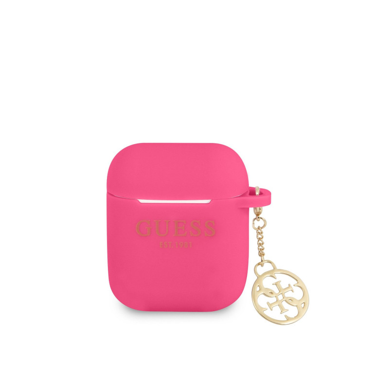 Bezvadu austiņu apvalks Apple GUA3LSC4EF Bright Pink, With Text