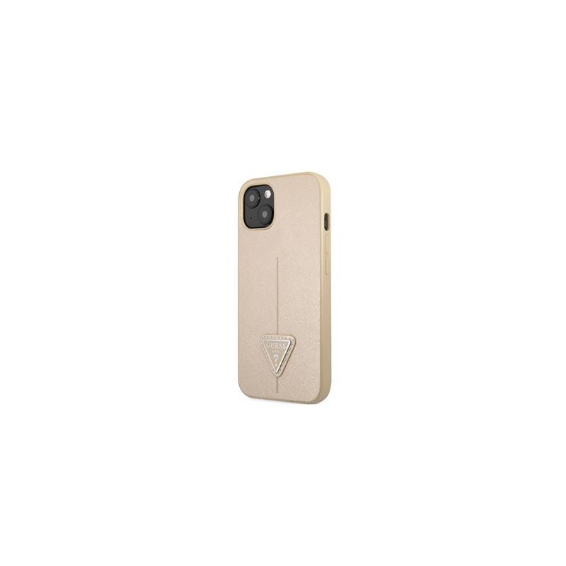 Viedtālruņa aizmugurējais vāciņš Apple iPhone 13 Mini Triangle Collection Beige