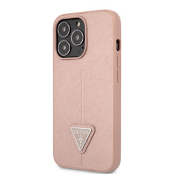 Viedtālruņa aizmugurējais vāciņš Apple iPhone 13 Pro Max Saffiano collection Pink