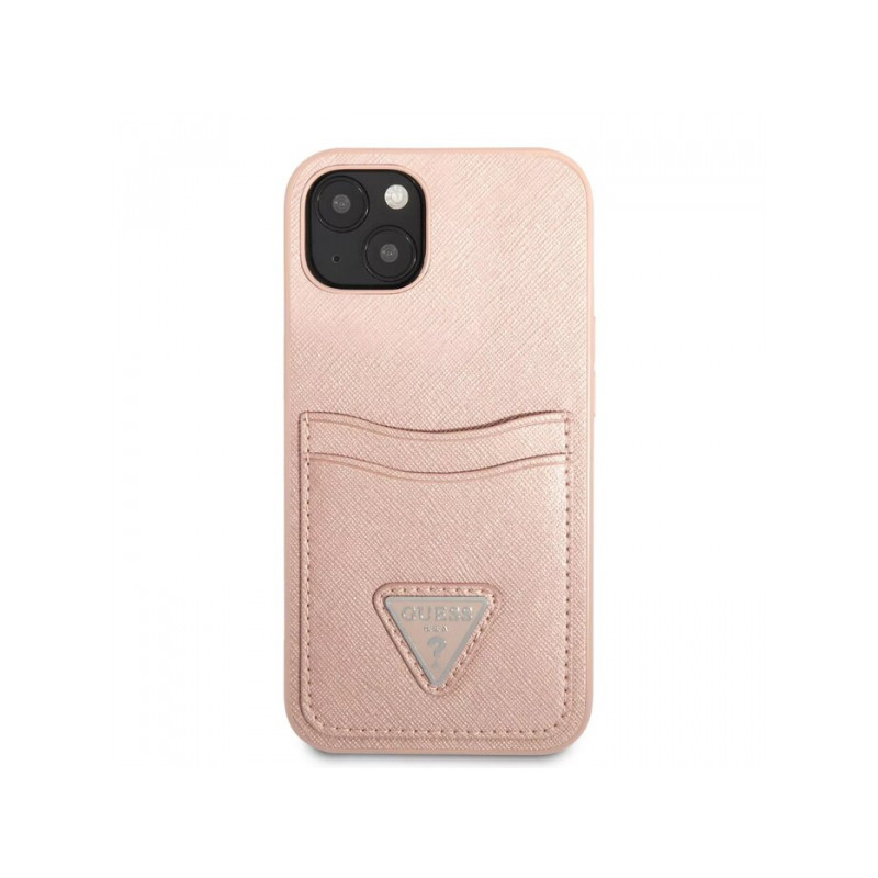 Viedtālruņa aizmugurējais vāciņš Apple Iphone 15 Triangle Collection Pink