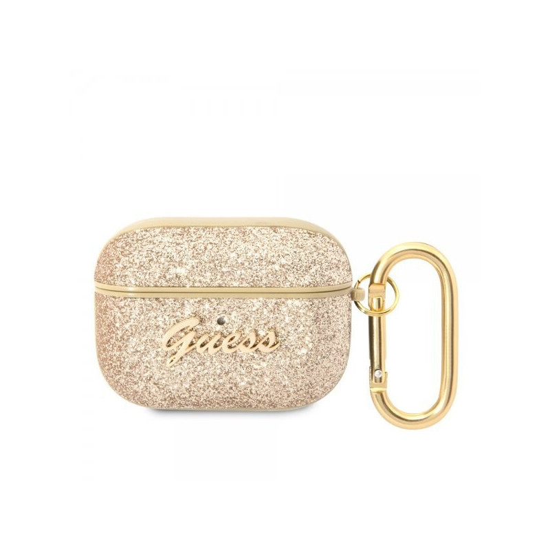 Bezvadu austiņu apvalks Apple Glitter Flakes Gold