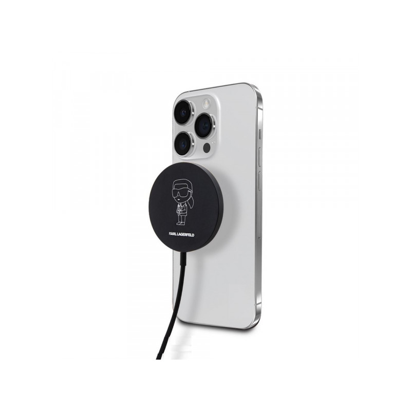 Kabelis KL Wireless Magsafe 15W Black, With Design