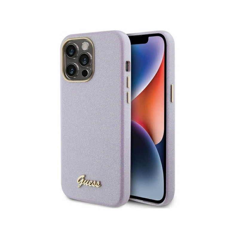 Viedtālruņa aizmugurējais vāciņš Apple iPhone 15 Pro Glossy Script Black, Blue, Violet