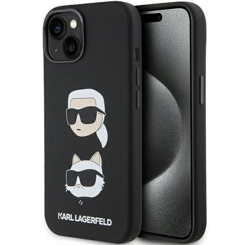 Viedtālruņa aizmugurējais vāciņš Apple Iphone 15 Plus KLHCP15MSDHKCNK Black
