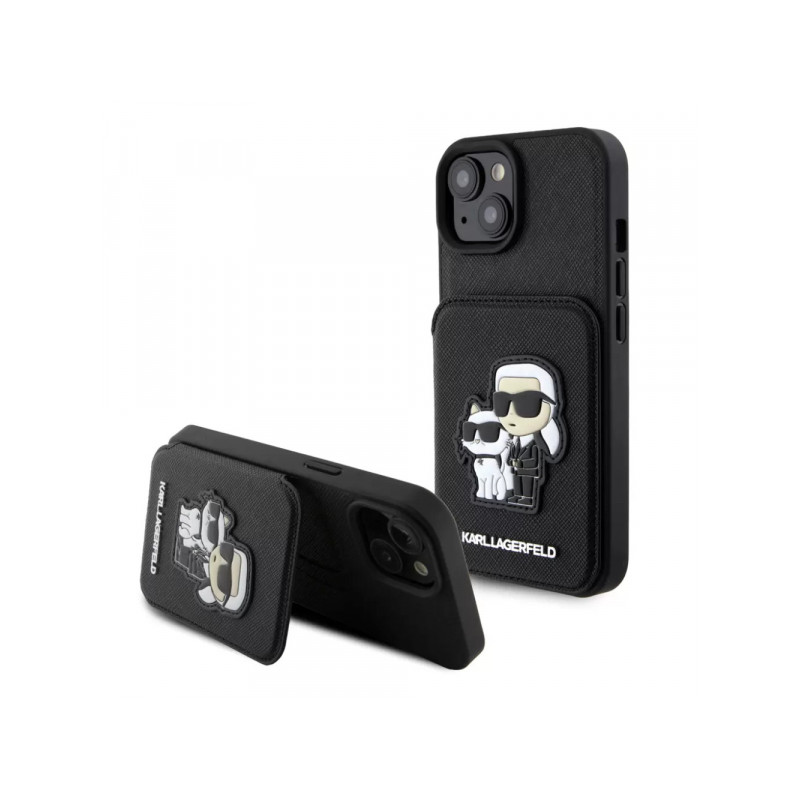 Viedtālruņa aizmugurējais vāciņš Apple Iphone 15 KLHCP15SSAKCSCK Black