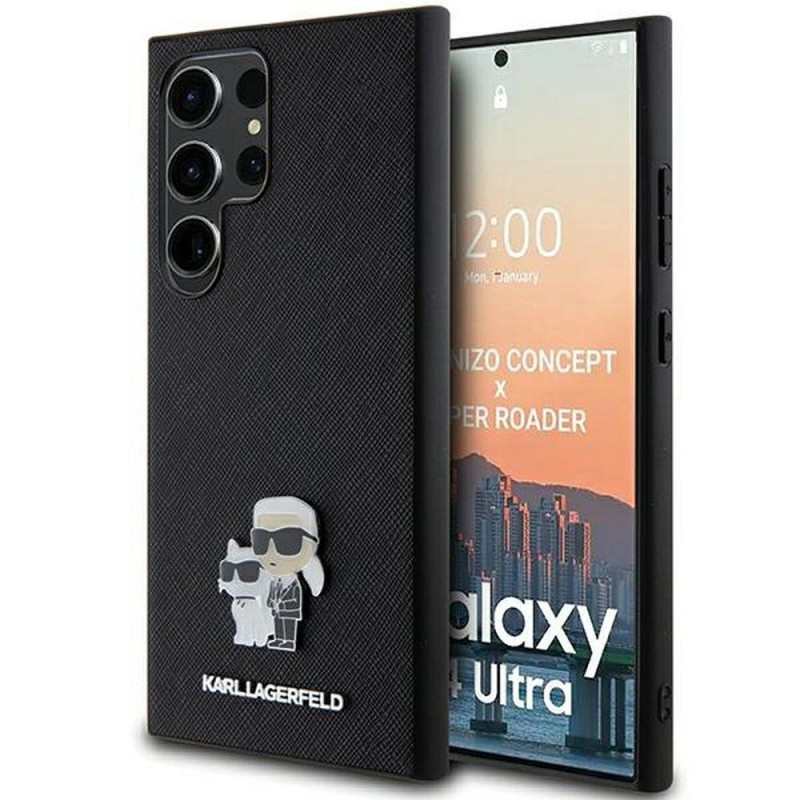 Viedtālruņa aizmugurējais vāciņš Samsung Galaxy S24 Ultra KLHCS24LPSAKCMPK Black