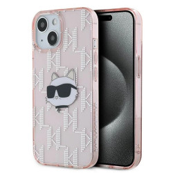 Viedtālruņa aizmugurējais vāciņš Apple iPhone 11 Monogram Choupette Head Pink