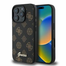 Viedtālruņa aizmugurējais vāciņš Apple iPhone 16 Pro Max Peony Script MagSafe Brown, With Design