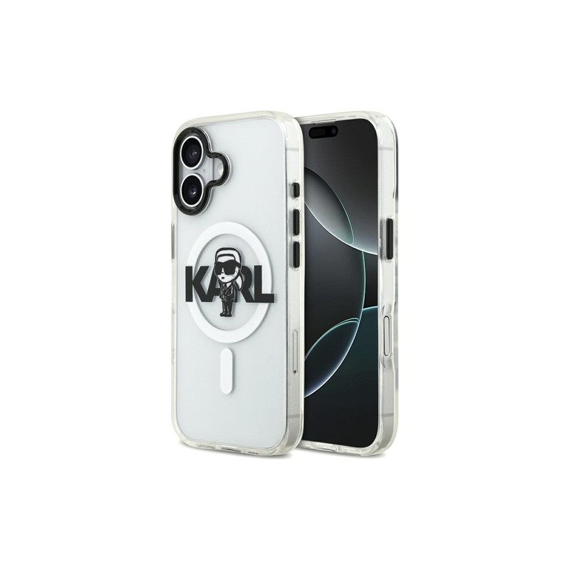 Viedtālruņa aizmugurējais vāciņš Apple iPhone 17 Sketch Logo Mag Transparent