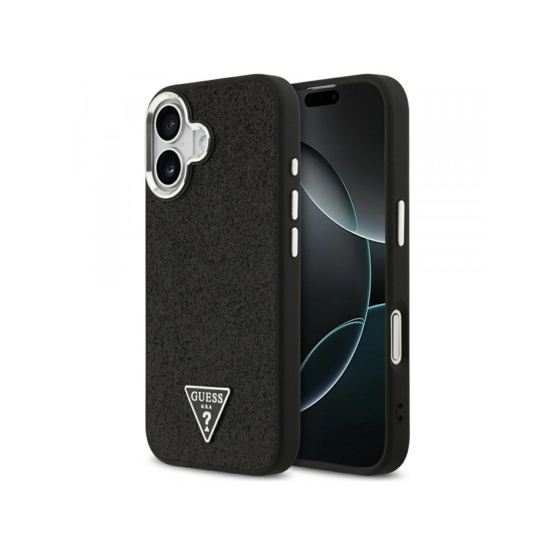 Viedtālruņa aizmugurējais vāciņš Apple iPhone 17 Triangle Logo Mag Black