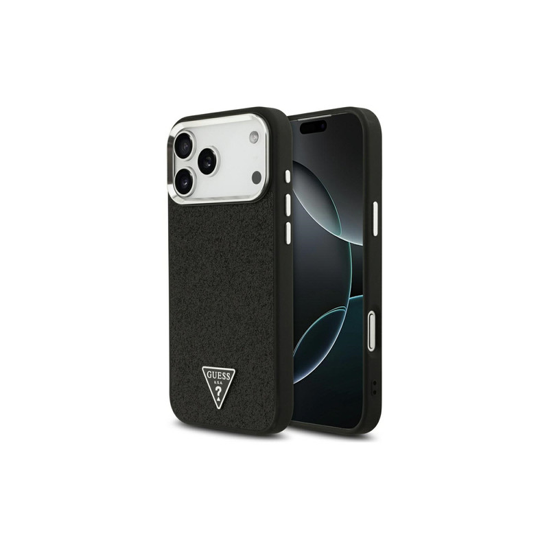 Viedtālruņa aizmugurējais vāciņš Apple iPhone 17 Pro Max Triangle Logo Mag Black