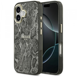 Viedtālruņa aizmugurējais vāciņš Apple iPhone 17 Python Pattern mag Black