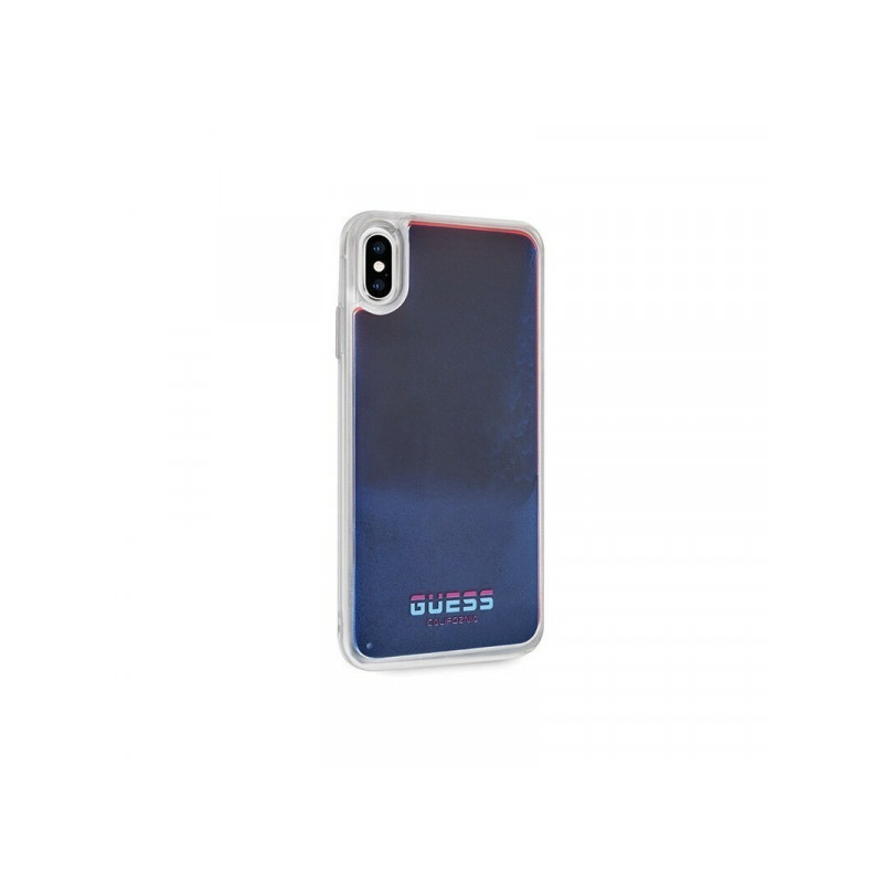 Viedtālruņa aizmugurējais vāciņš Apple iPhone XS Max Glow in the Dark GUHCI65GLCRE Blue, Red, With Design