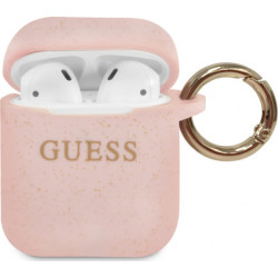 Bezvadu austiņu apvalks Apple Silicone case Pink