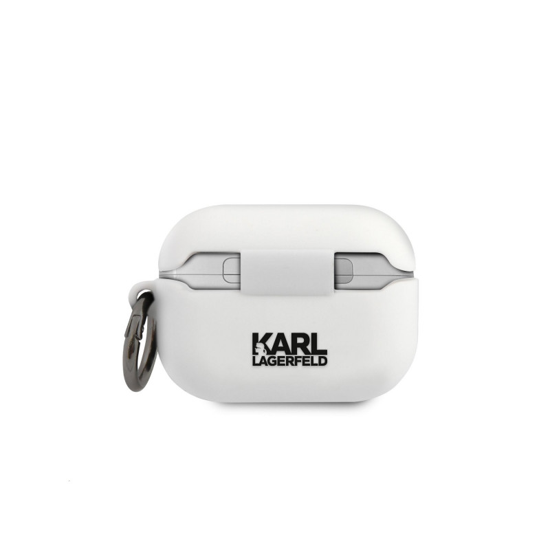 Bezvadu austiņu apvalks Apple Karl Head KLACAPSILGLWH White, With Design