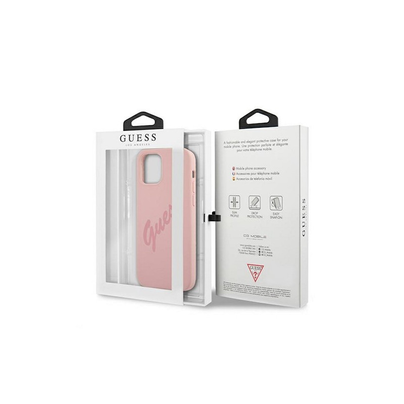 Viedtālruņa aizmugurējais vāciņš Apple iPhone 12 Pro GUHCP12MLSVSPI Pink
