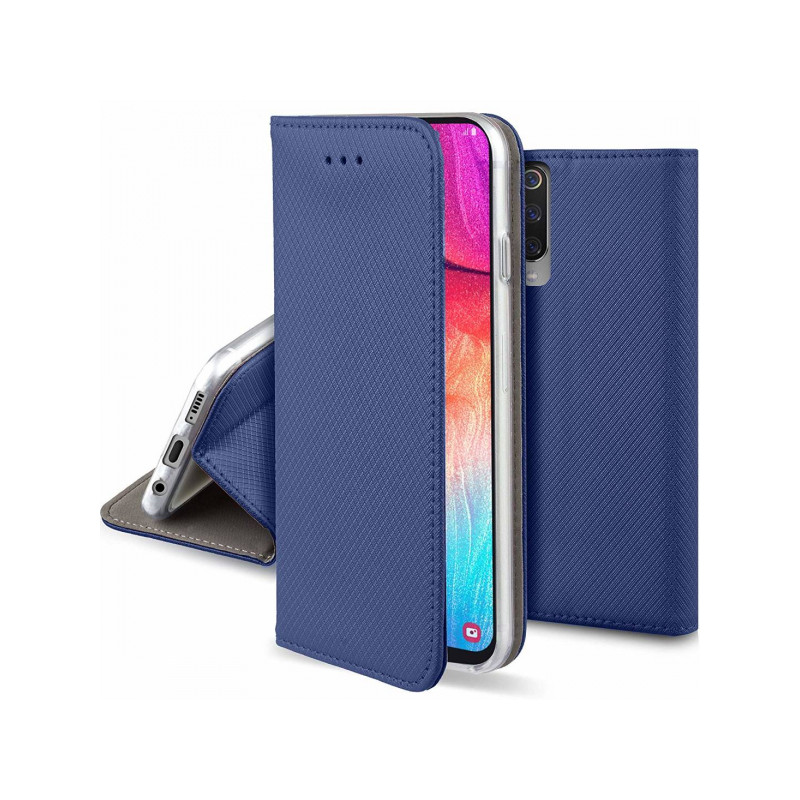 Viedtālruņa atveramais maciņš Samsung Galaxy A42 5G Smart Magnet Dark Blue