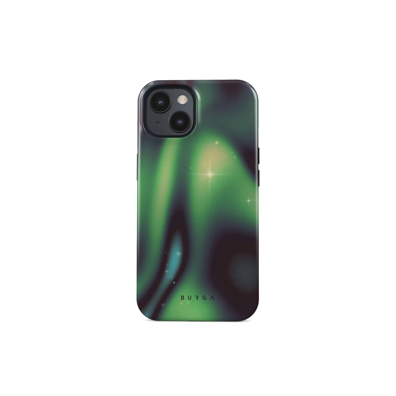 Viedtālruņa aizmugurējais vāciņš Apple iPhone 12/12 Pro Aurora Green, With Design