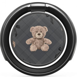 Viedtālruņa pirkstu turētājs BFF Black