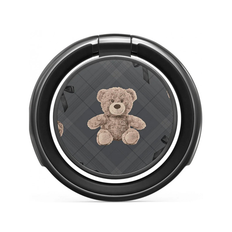 Viedtālruņa pirkstu turētājs BFF Black