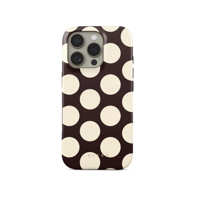 Viedtālruņa aizmugurējais vāciņš Apple Iphone 16 Spot On Tough MagSafe Brown, White