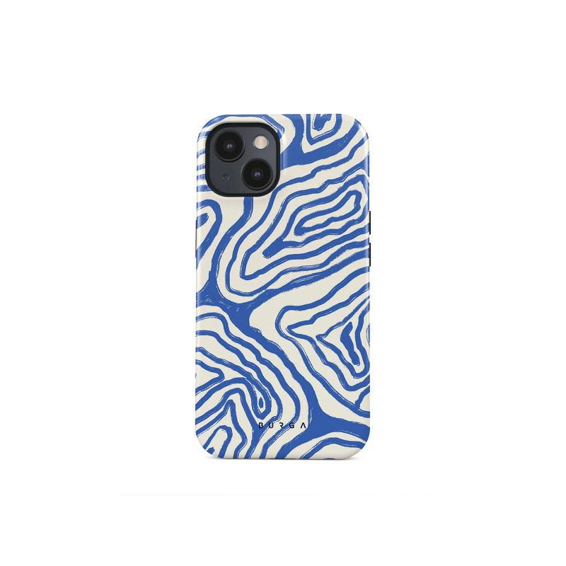 Viedtālruņa aizmugurējais vāciņš Apple iPhone 14 Pro Seven seas Blue, White
