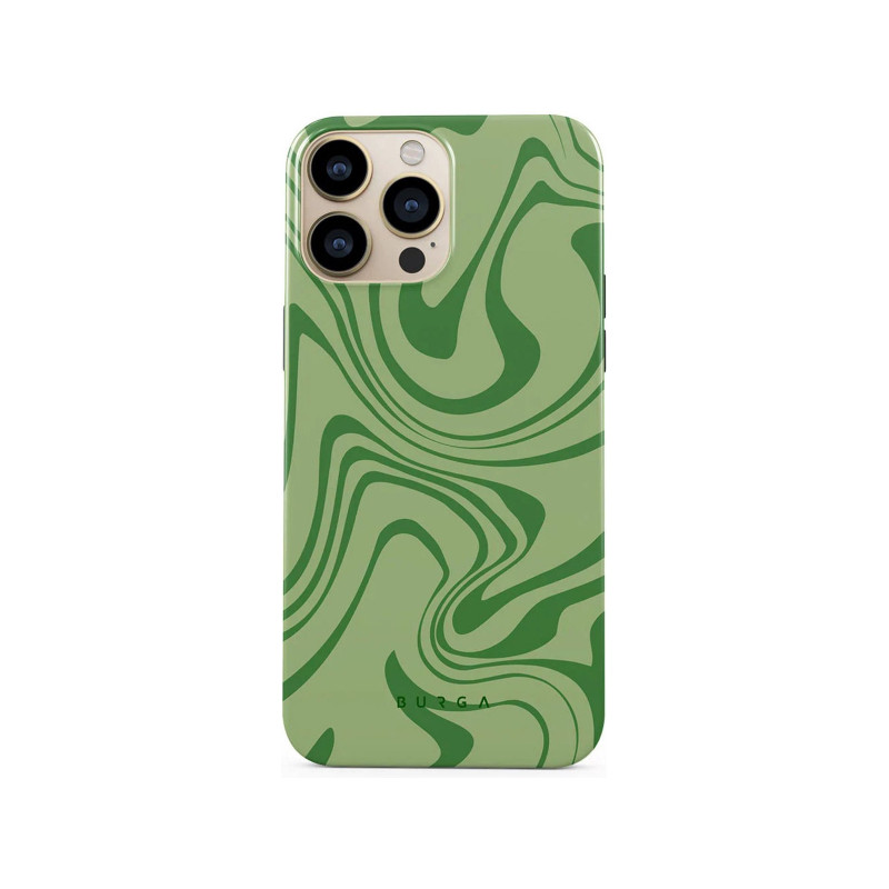 Viedtālruņa aizmugurējais vāciņš Apple Iphone 15 Funky Sensation Green, With Design