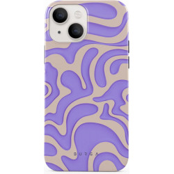 Viedtālruņa aizmugurējais vāciņš Apple Iphone 15 Y2kool Purple, With Design