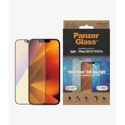 Viedtālruņa aizsargstikls Apple iPhone 14 PanzerGlass Ultra-Wide Fit, Anti-Bluelight