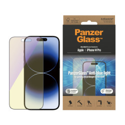 Viedtālruņa aizsargstikls Apple iPhone 14 Pro PanzerGlass Ultra-Wide Fit, Anti-Bluelight