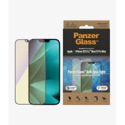 Viedtālruņa aizsargstikls Apple iPhone 14 Plus PanzerGlass Ultra-Wide Fit, Anti-Bluelight