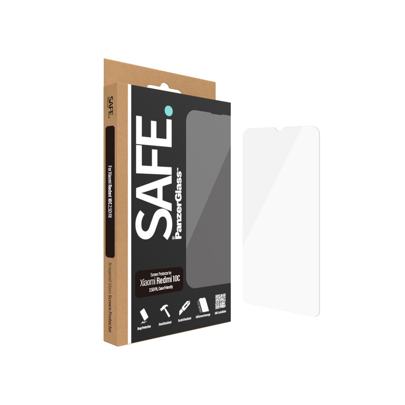 Viedtālruņa aizsargstikls Xiaomi Redmi 12C SAFE. Case Friendly