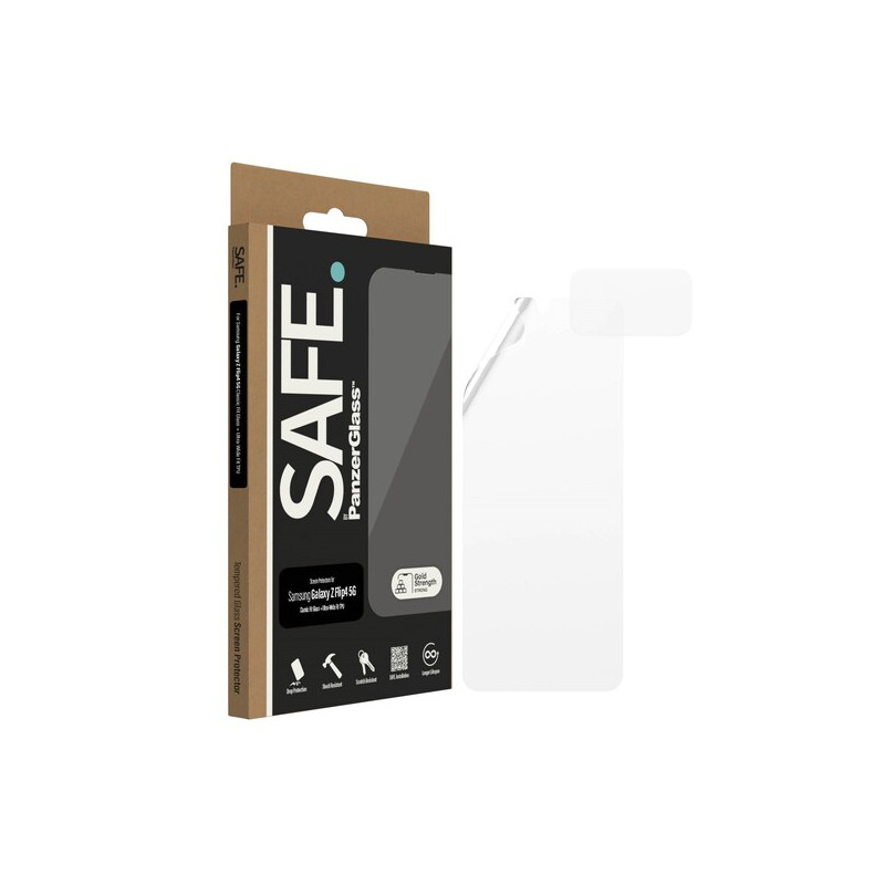 Viedtālruņa aizsargstikls Samsung Galaxy Z Flip 4 SAFE. Case Friendly, TPU + Glass