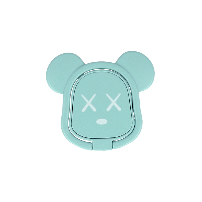 Viedtālruņa pirkstu turētājs Ring Bear Light Green