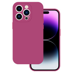 Viedtālruņa aizmugurējais vāciņš Apple iPhone 13 Silicone case Dark Pink