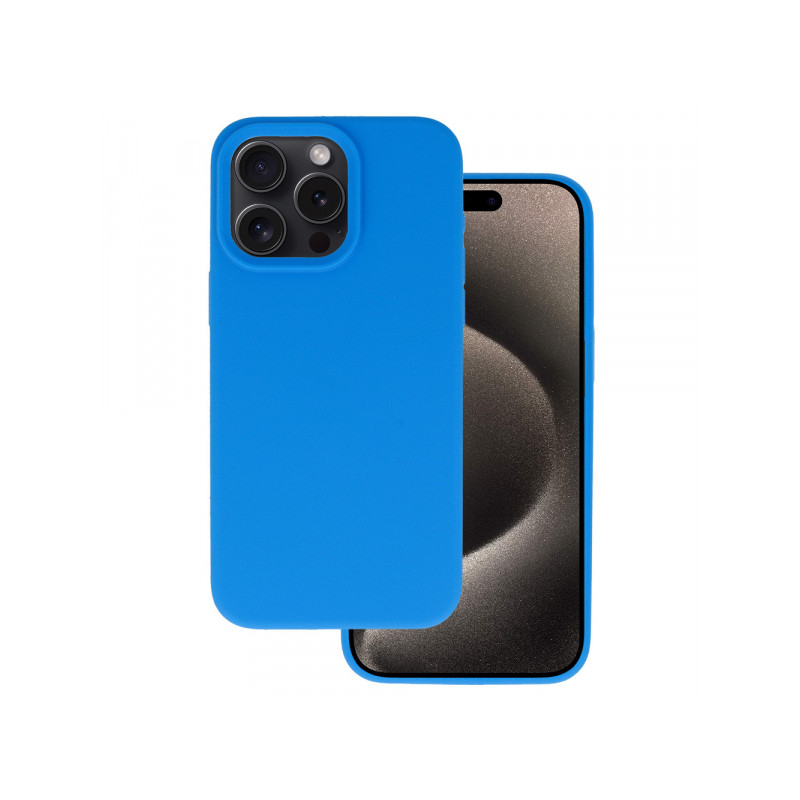 Viedtālruņa aizmugurējais vāciņš Apple iPhone 11 Silicone Lite Blue